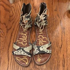 Sam Edelman Snakeskin Sandals